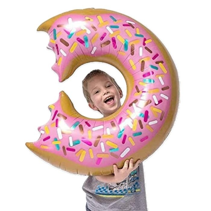 Set of 5 Donuts and Stars Foil Balloon - Image 5