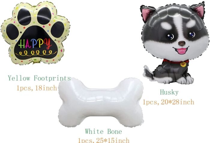 5PCS Corgi Aluminum Film Balloons - Image 3