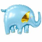 Blue Elephant Foil Balloon 78 x 58 cm