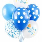 It's a Boy Balloon Stand Kit | Blue & White Baby Shower Table Centerpiece