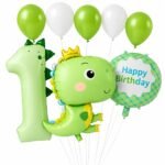 Dinosaur 1st Birthday Balloon Set