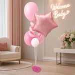Baby Feet Balloon Stand Kit for Baby Shower & Birthday Decoration (Only Stand No Balloons)