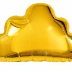 Gold Cloud Foil Balloon 28 x 20 Inch (72 x 51 cm),