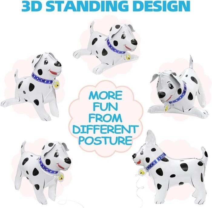 2Pcs 4D Self Standing Dog Foil Balloon - Image 9