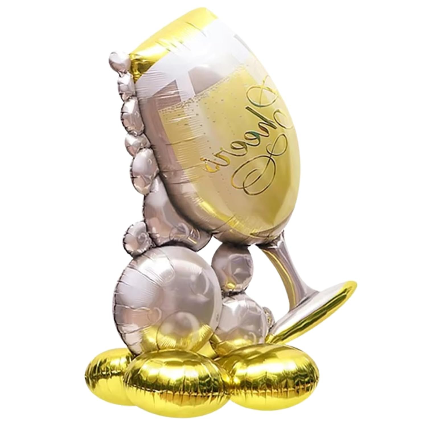 61NThsLwB3L._SL1500_ Life-size Cheers Bubbly Wine Glass Balloon - Image 1