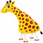 Walking Giraffe Foil Balloon 91 x 39 cm