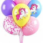 Unicorn Birthday Balloon Decoration Kit with Stand | Balloon Stand