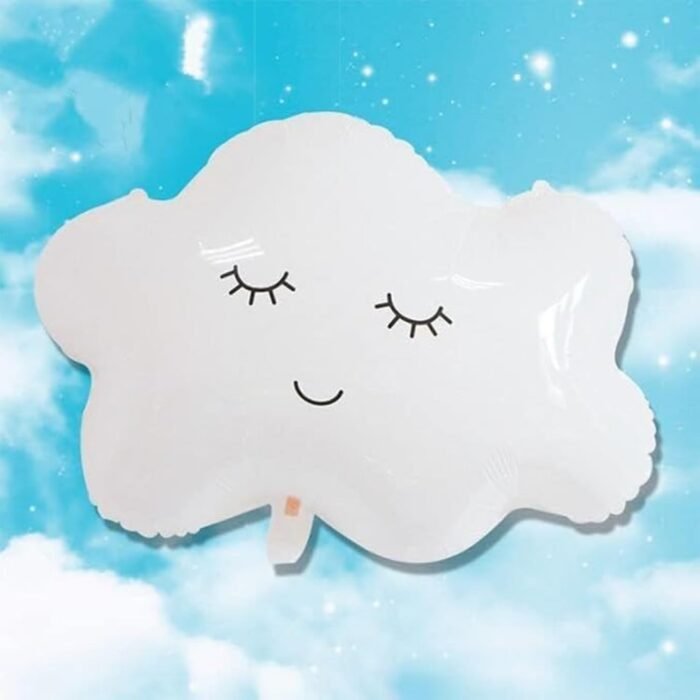 Giant Sleeping White Cloud Foil Balloon (68 x 52 cm) - Image 2