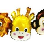 Animal Foil Balloon Garland, Set of 5