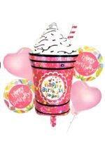 Ice Cream Foil Balloons set of 5 - Image 2