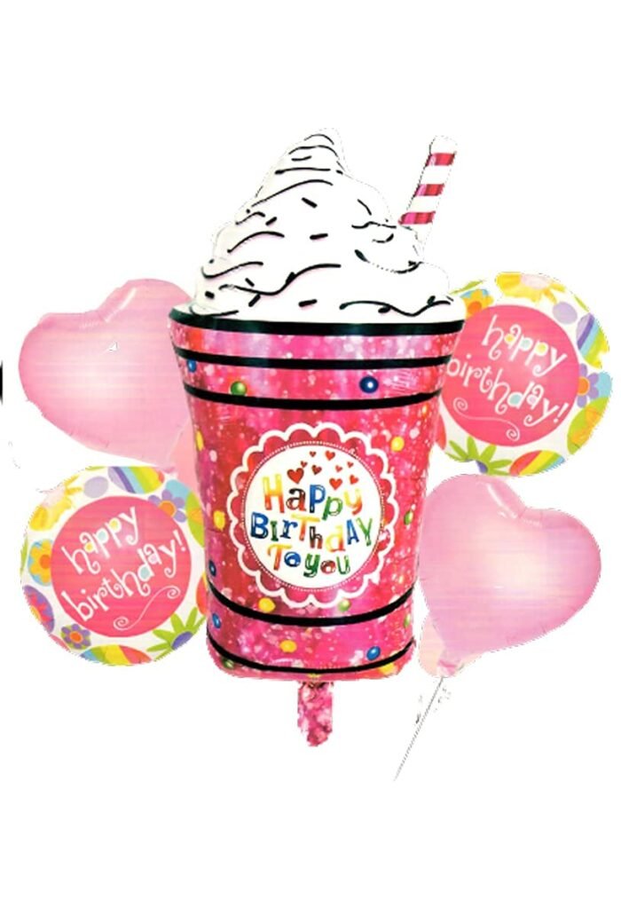 Ice Cream Foil Balloons set of 5 - Image 2