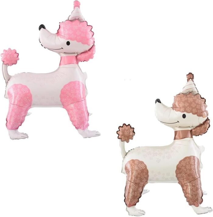Set of 5 Cute Dog Foil Balloons - Image 6