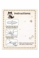 3D Brown Puppy Foil Balloon – Standing Dog Party Decoration (68 cm) - Image 3