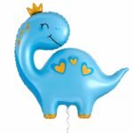 Blue Dinosaur Foil Balloon 71 cm Pack of 1