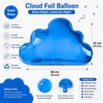 Blue Cloud Premium Foil Balloon - Image 3