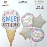 5Pcs Ice Cream Balloon Birthday - Image 3