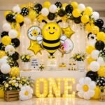 Bee Theme Foil Balloon Bouquet Set - Image 3