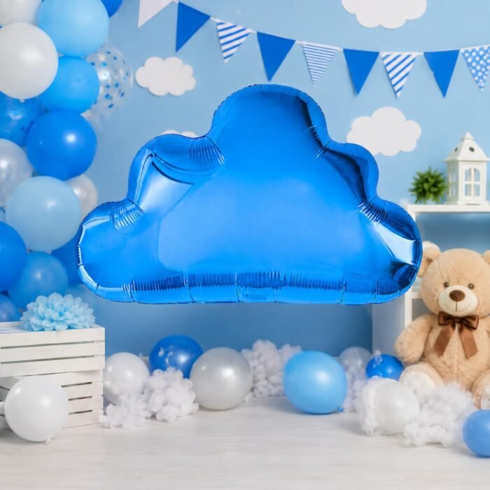 Blue Cloud Premium Foil Balloon - Image 4