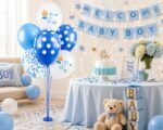 It's a Boy Balloon Stand Kit | Blue & White Baby Shower Table Centerpiece - Image 3