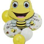 Honey Bee Balloons, 6 pcs Yellow Balloons