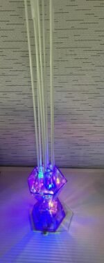 Reusable Balloon Stand Kit with 7 Holders, 70cm - Random Color Base - Image 3