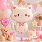 Cute Cat Foil Balloon 56 cm - Image 3