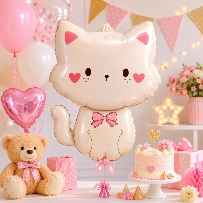 Cute Cat Foil Balloon 56 cm - Image 3