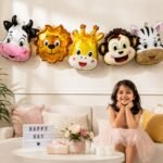Animal Foil Balloon Garland, Set of 5 - Image 2