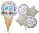 5Pcs Ice Cream Balloon Birthday