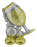 Life-size Cheers Bubbly Wine Glass Balloon - Image 3