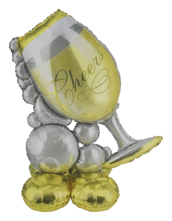 Life-size Cheers Bubbly Wine Glass Balloon - Image 3