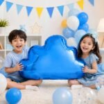 Blue Cloud Premium Foil Balloon - Image 2