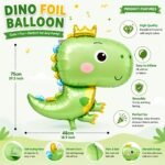 Dinosaur Foil Balloon – 65×79 cm Cute Cartoon Dino Balloon - Image 3