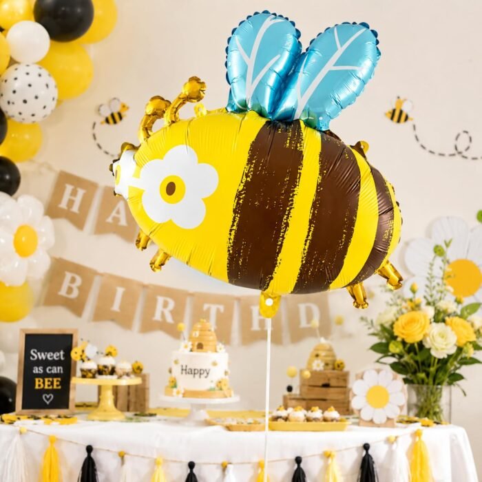 Cute Bee Foil Balloon – Adorable Bumble Bee - Image 2
