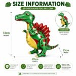 3D Standing T-Rex Dinosaur Foil Balloon (72cm x 69cm) - Image 3