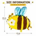 Cute Bee Foil Balloon – Adorable Bumble Bee - Image 3