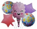 Cute Marshmallow Balloons Sprinkles Ice Cream Sweet Celebration Theme Foil Balloon - Image 2