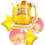 Pink Cheers! Let’s Party Balloon Set