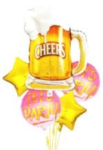 Pink Cheers! Let’s Party Balloon Set