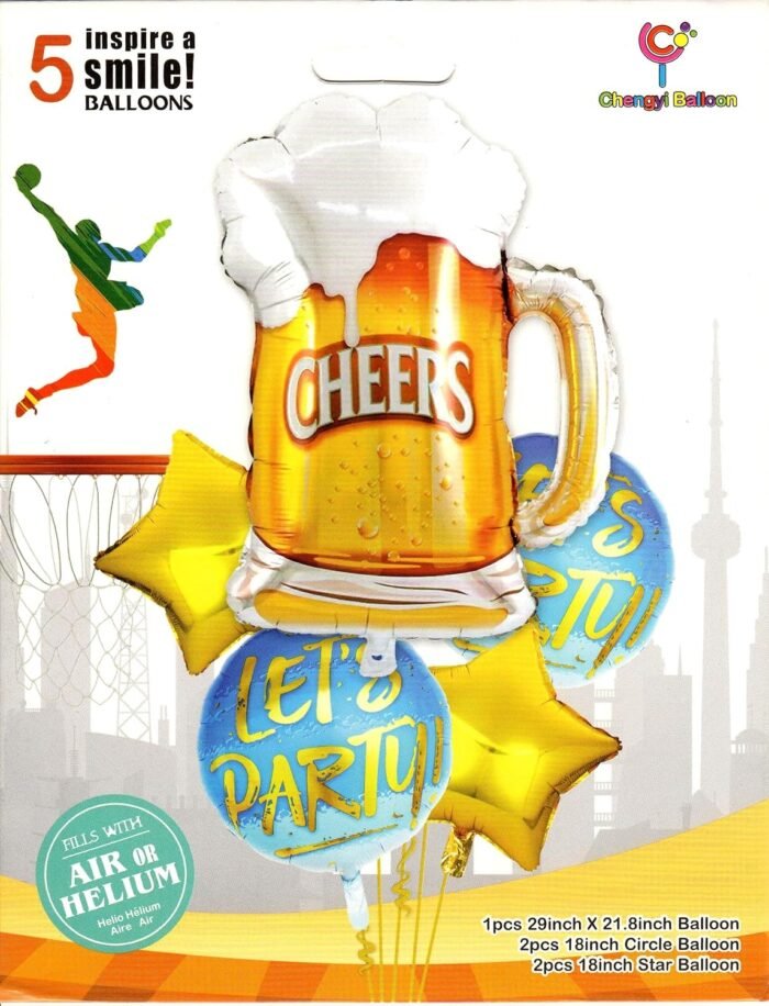 Cheers! Let’s Party Balloon Set - Image 2