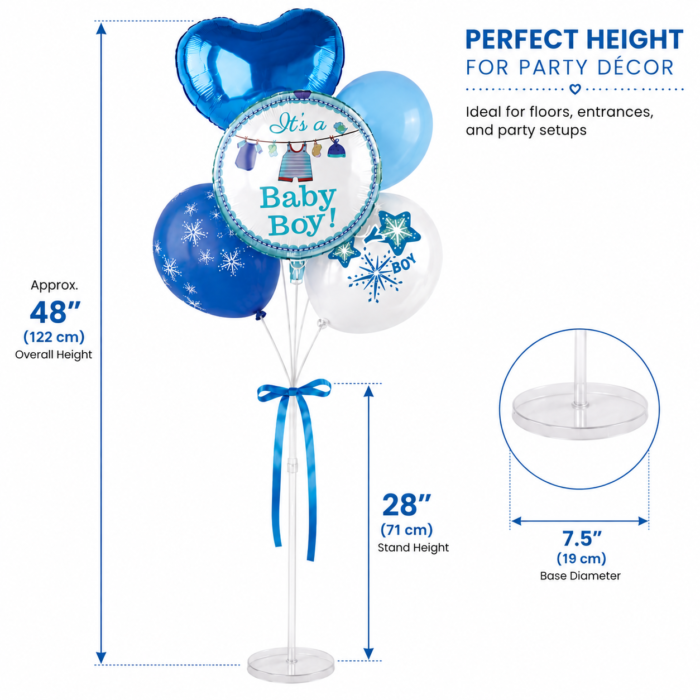Reusable Balloon Stand Kit (1.9m) – Party Decoration Stand - Image 3
