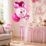 1.9M Reusable Tall Floor Balloon Stand Kit with Base & Sticks - Image 3