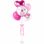 1.9M Reusable Tall Floor Balloon Stand Kit with Base & Sticks
