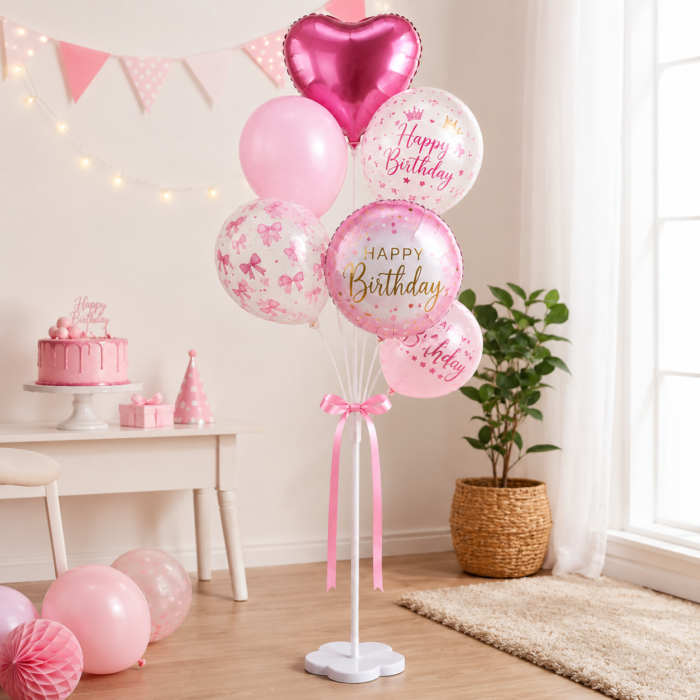 1.9M Reusable Balloon Stand Kit for Party Decor - Image 2