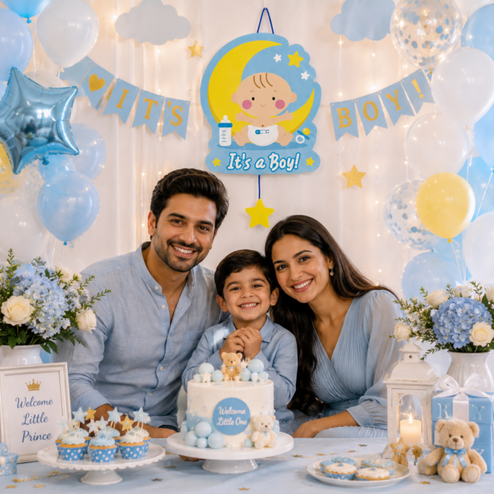 It's a Boy Pinata | Cute Baby & Moon Design - Image 3