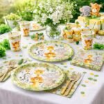 Animal Theme Birthday Party Supplies for Kids, Jungle Animal Party Plates & Cups, Safari Party Tableware Set, Zoo Animal Birthday Decorations, Disposable for Boys Girls Jungle Theme Party - 20 - Image 8