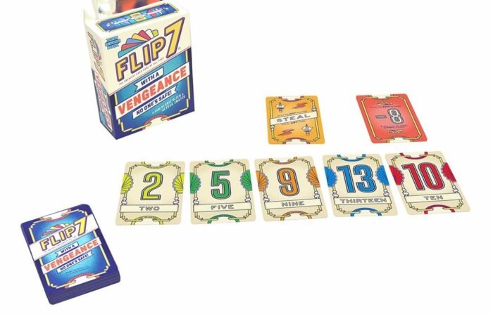 Flip 7 Card Game – Fast-Paced Family & Party Game for Ages 8+ | 3+ Players | Quick 20-Minute Gameplay | Flip 7 with Vengeance Strategy & Luck Card Games Fast-paced number game - Image 3
