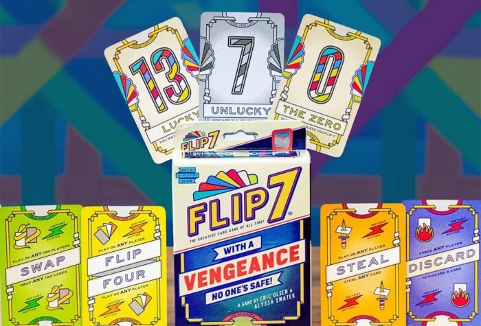 Flip 7 Card Game – Fast-Paced Family & Party Game for Ages 8+ | 3+ Players | Quick 20-Minute Gameplay | Flip 7 with Vengeance Strategy & Luck Card Games Fast-paced number game - Image 5