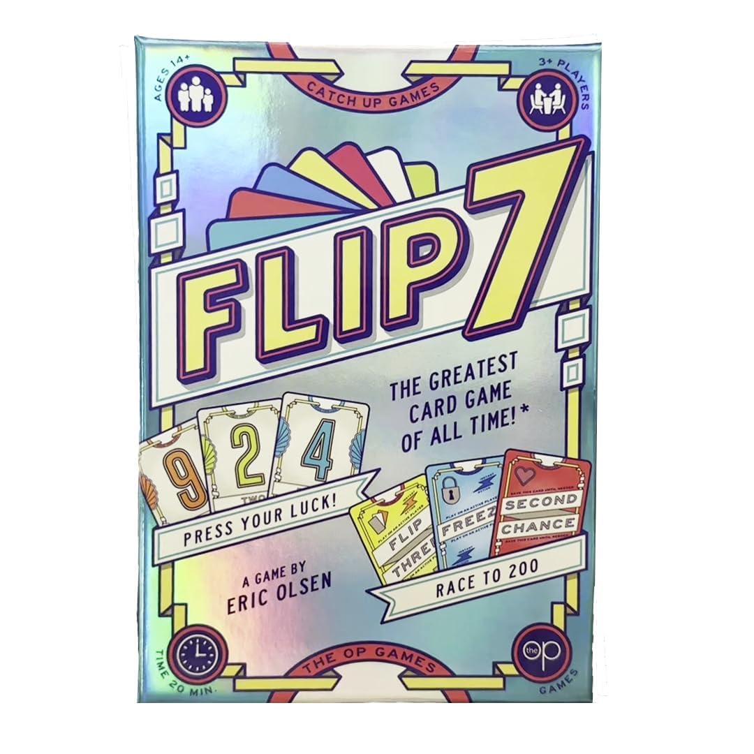 flip71 Flip 7 Card Game – Fast-Paced Family & Party Game for Ages 8+ | 3+ Players | Quick 20-Minute Gameplay | Strategy & Luck Card Games Fast-paced number card game, Family Press-your-luck game - Image 1