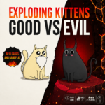 Exploding Kittens Good vs. Evil - 55 Cards - Elevate with New Characters - Family Games for Kids and Adults - Funny Card Games